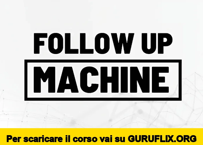 [95% OFF] Follow Up Machine di Simone Milani