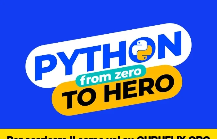 [95% OFF] Python from Zero to Hero di Data Masters