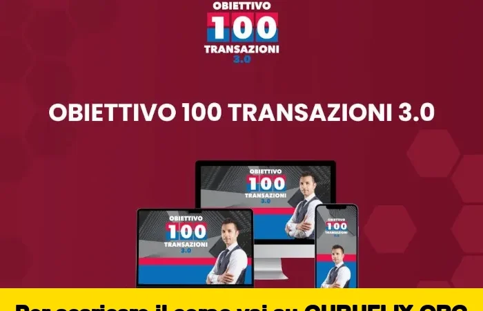 [95% OFF] Obiettivo 100 Transazioni 3.0 di Simone Rossi