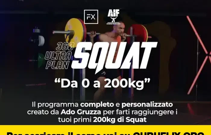 [95% OFF] Squat (da 0 a 200kg) di FitnessX