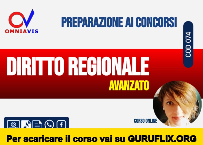 [95% OFF] Diritto Regionale: Corso Avanzato (Cod074) di Omniavis