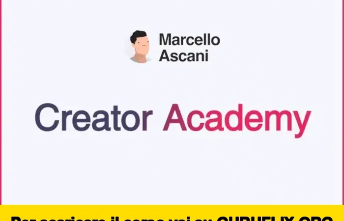 [95% OFF] Creator Academy di Marcello Ascani