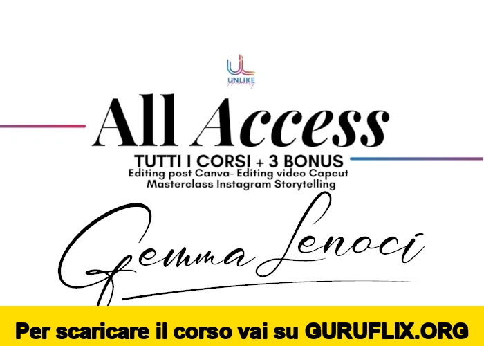 [95% OFF] All Access di Gemma Lenoci