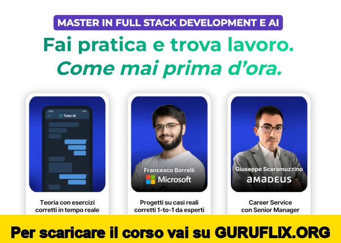 [95% OFF] Master in Full Stack Development e AI di start2impact