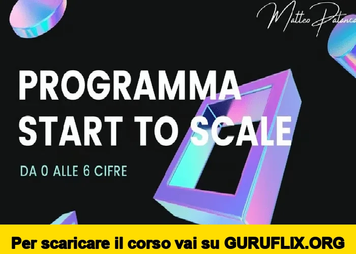 [95% OFF] Start to scale STS di Matteo Palanca