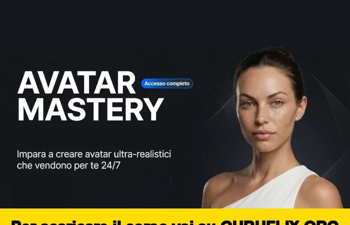 [95% OFF] Avatar Mastery di Sebastian (@seba.aicontent)