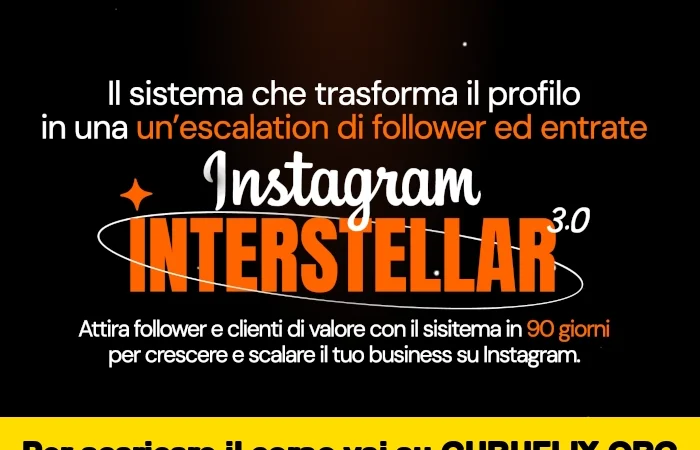 [95% OFF] Instagram Interstellar 3.0 di Gabriele Venturini