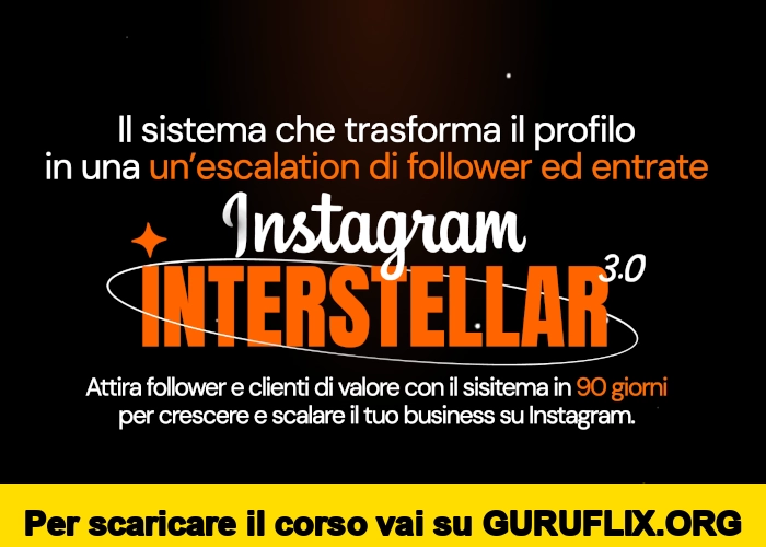 [95% OFF] Instagram Interstellar 3.0 di Gabriele Venturini
